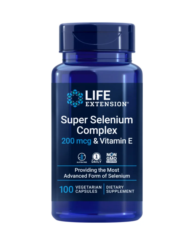 LifeExtension Super Selenium Complex & Vitamin E, 100 kaps.
