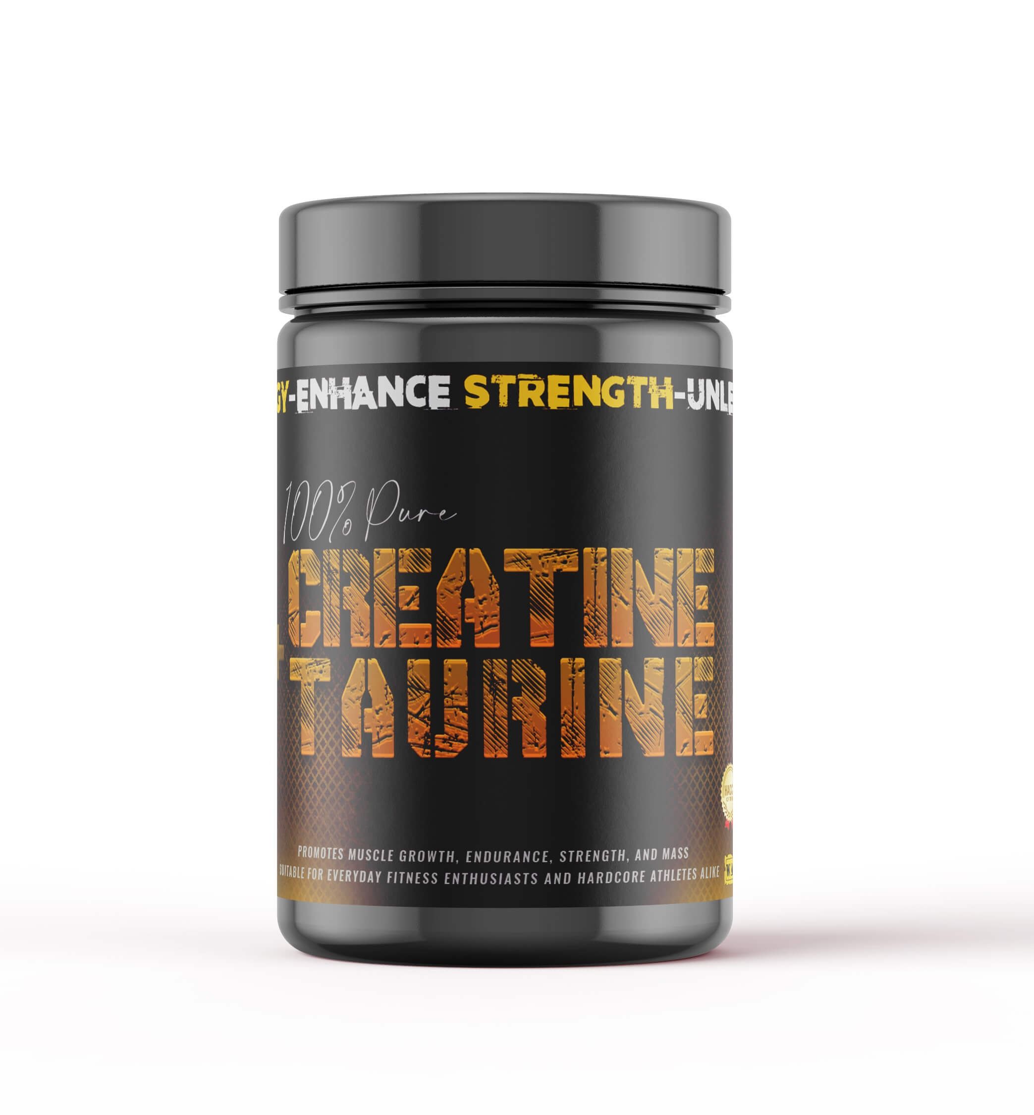 HC Pro Creatine + Taurine, 500 g, Mustaherukka