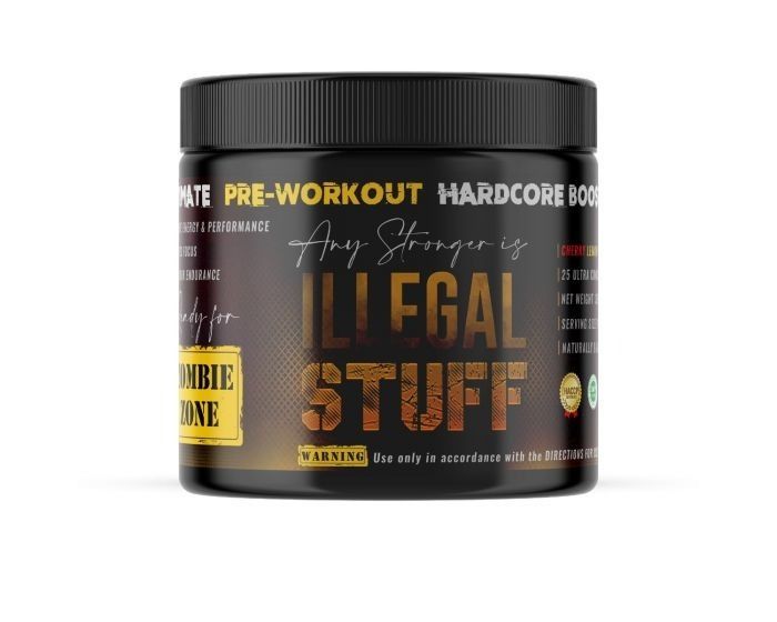 HC Pro Illegal Stuff Pre-Workout, 250 g, Bubble Gum