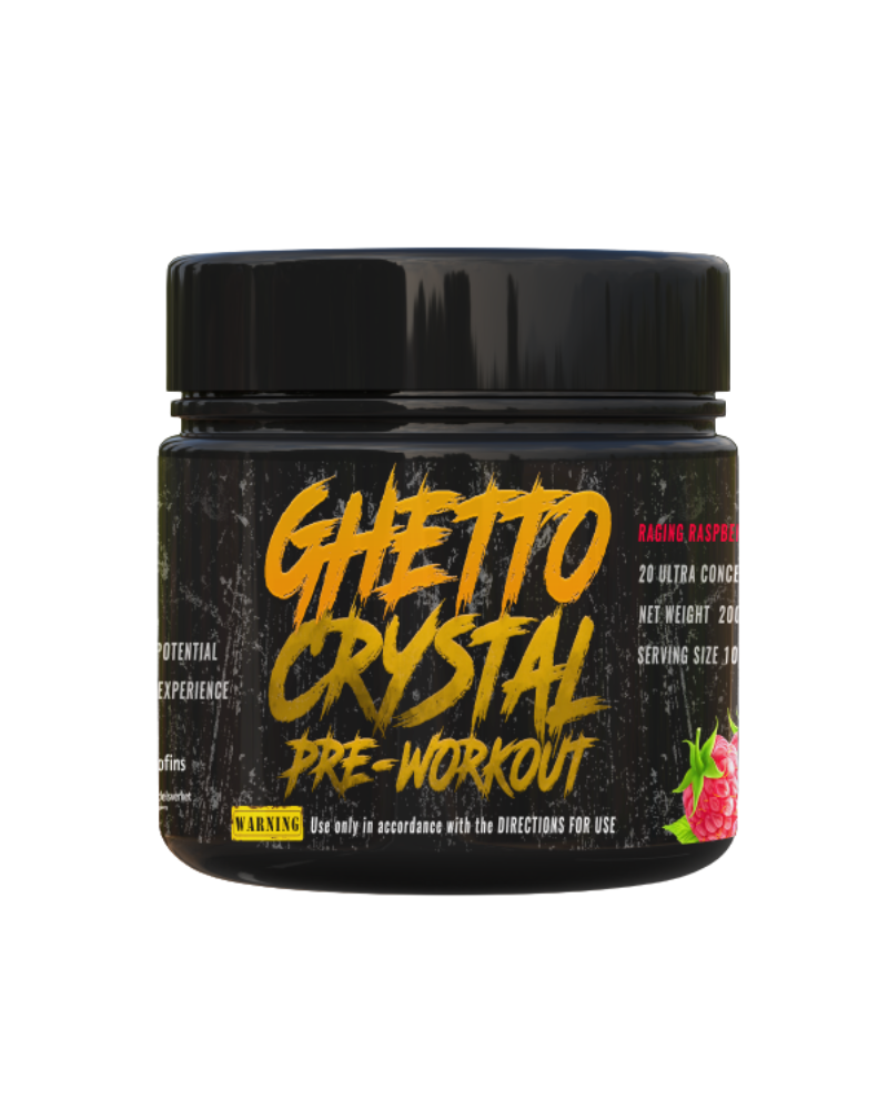 HC Pro Ghetto Crystal Pre-Workout, 200 g, Raspberry