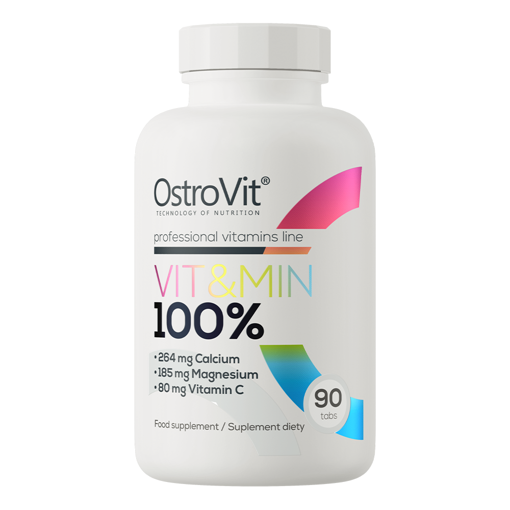 OstroVit 100% Vit&Min, 90 tabl.