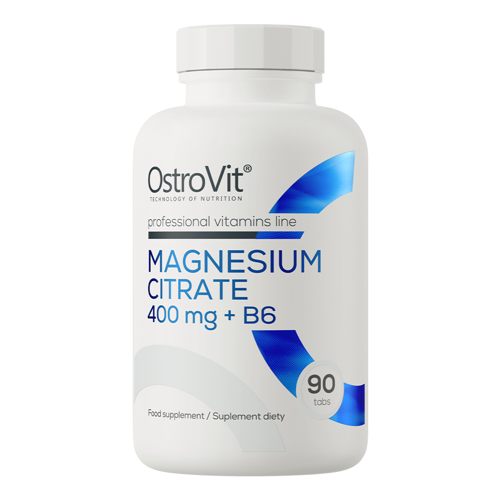 OstroVit Magnesium Citrate 400 mg + B6, 90 tabl.