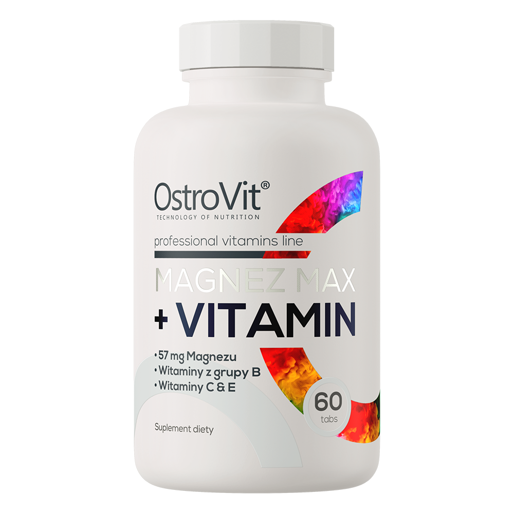 OstroVit Magnesium Max + Vitamin, 60 tabl.