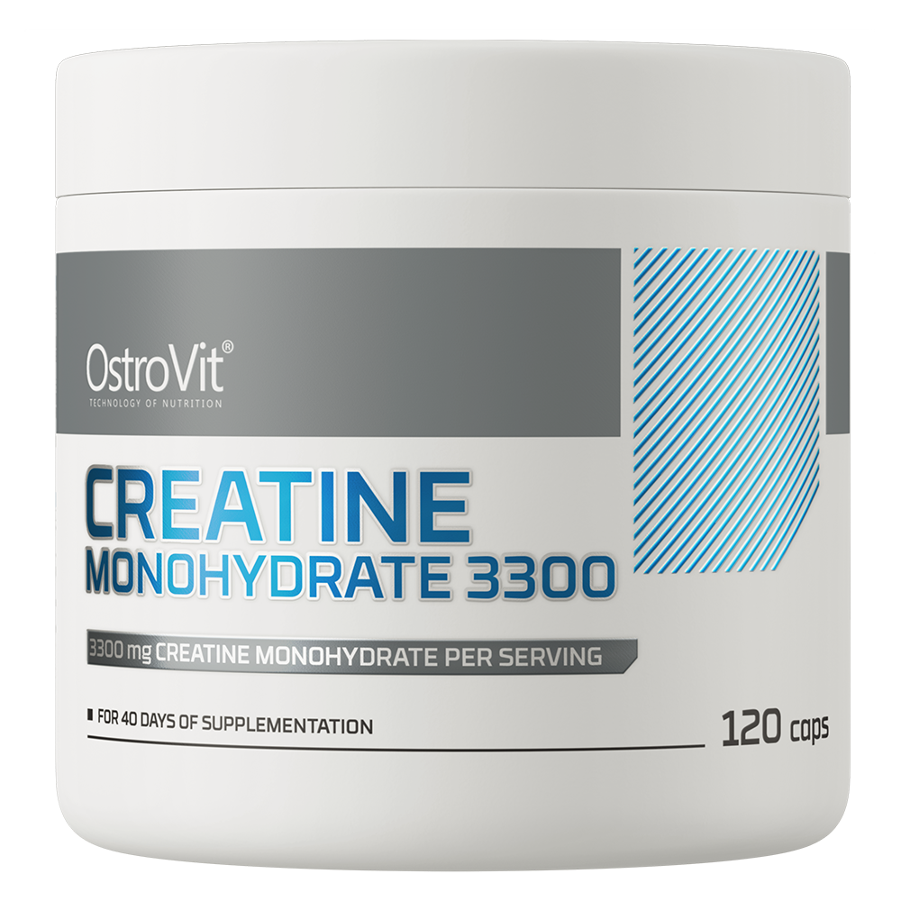 OstroVit Creatine Monohydrate 3300 mg, 120 kaps.
