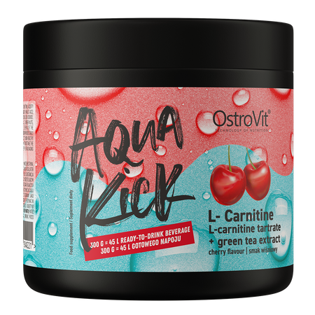 OstroVit Aqua Kick L-Carnitine, 300&nbsp;g, Cherry