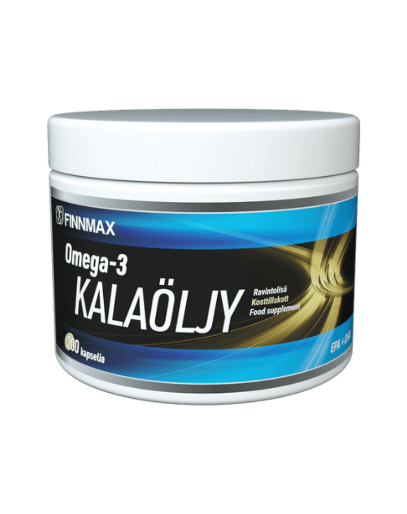 Finnmax Omega-3 Kalaöljy, 200 kaps.