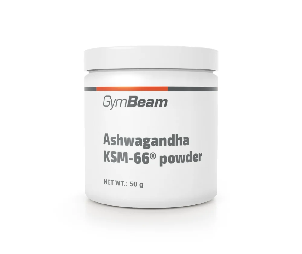 GymBeam Ashwagandha KSM-66® jauhe, 50&nbsp;g
