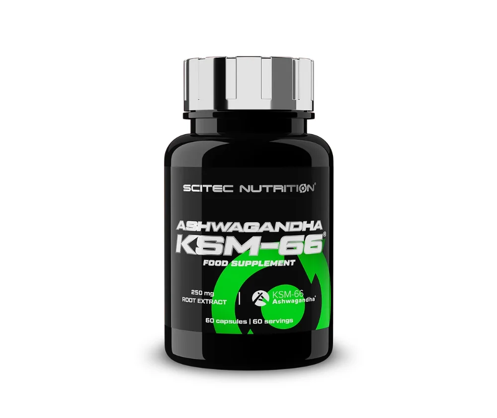 Scitec Ashwagandha KSM-66®, 60 kaps.