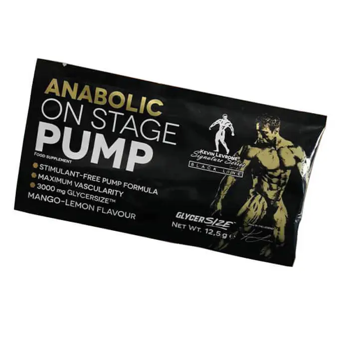 Kevin Levrone Anabolic On Stage Pump annospussi, 12,5&nbsp;g, Mango-Lemon