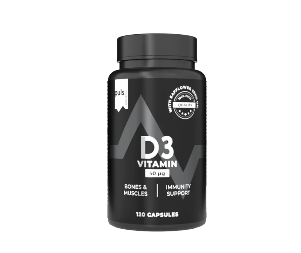 PULS D3 Vitamin 50 mcg, 120 kaps.