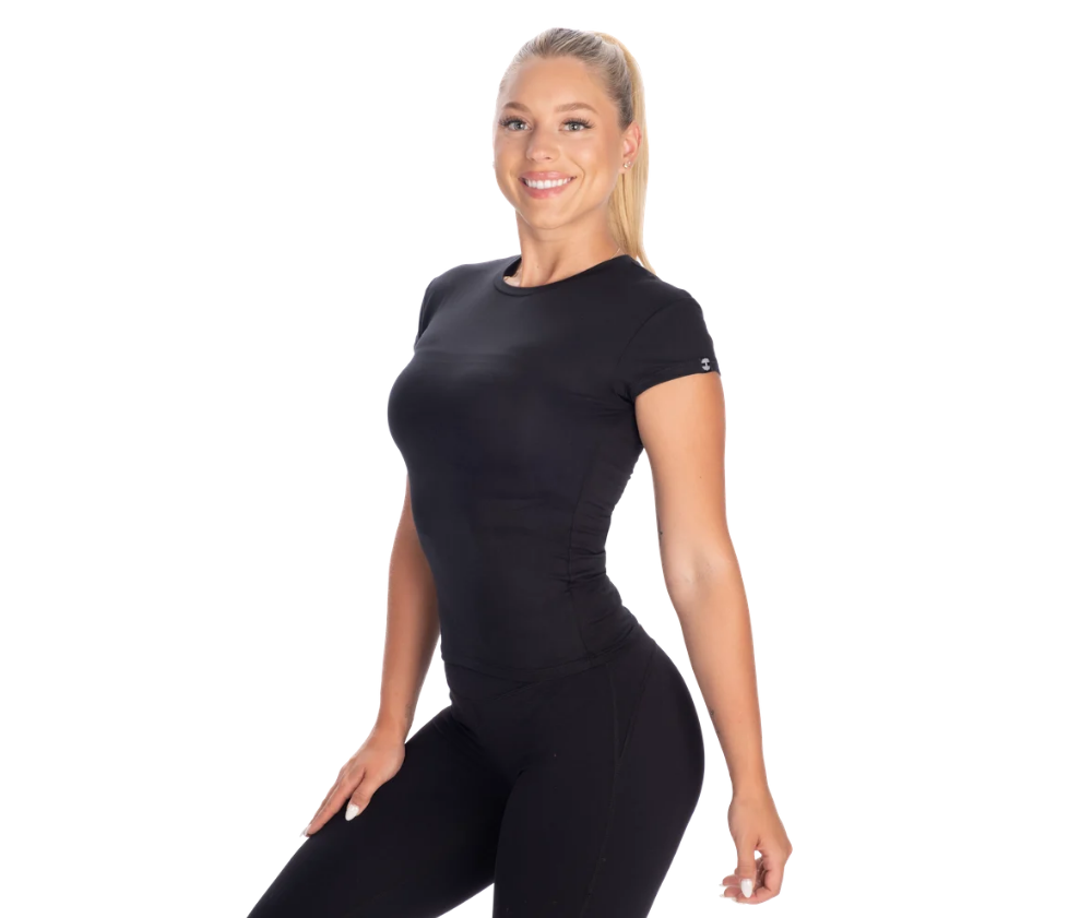 Better Bodies Tapered Tee, Black
