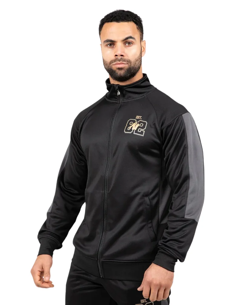 Gorilla Wear Devon Training Jacket, Black/Grey (Poistotuote)