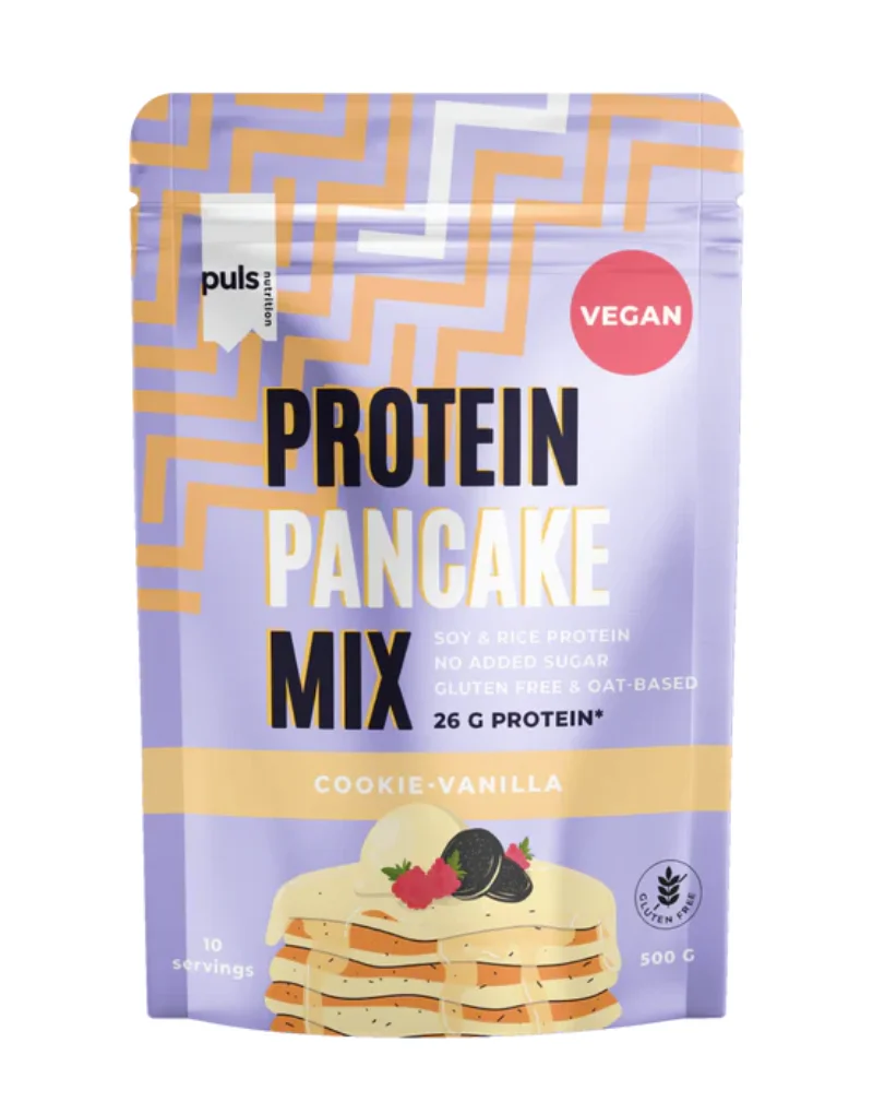 PULS Vegan Protein Pancake Mix, 500&nbsp;g, Cookie-Vanilla