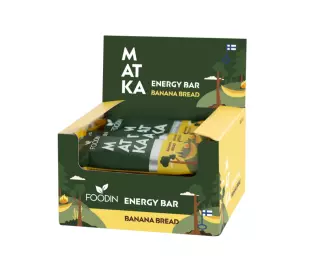 12 kpl Foodin MATKA Energy Bar, 50 g, Banana Bread