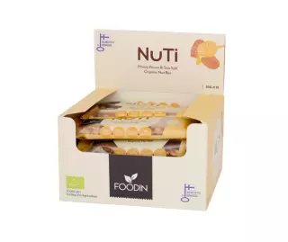 15 kpl Foodin NUTI, 35 g, Honey, Pecan & Sea Salt