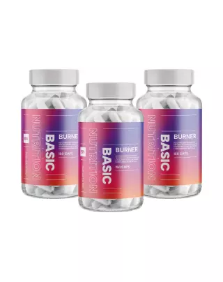 Big Buy: 3 kpl Basic Nutrition Burner, 150 kaps.