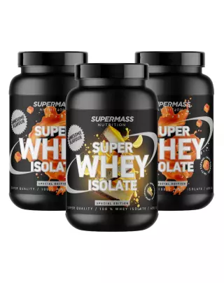 Big Buy: 3 kpl Supermass Nutrition SUPER WHEY ISOLATE (1,95 kg)
