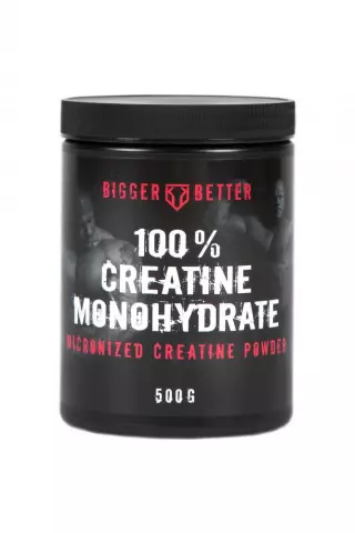 BIGGER = BETTER 100 % Creatine Monohydrate, 500 g