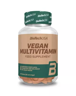 BioTechUSA Vegan Multivitamin, 60 tabl.