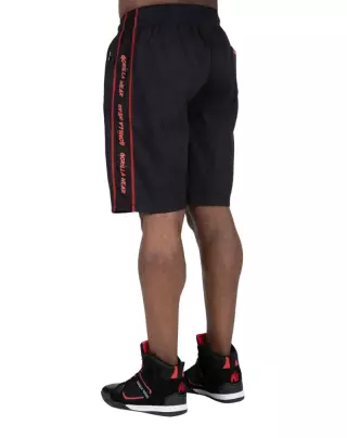 Gorilla Wear Buffalo Old School Shorts, Black/Red