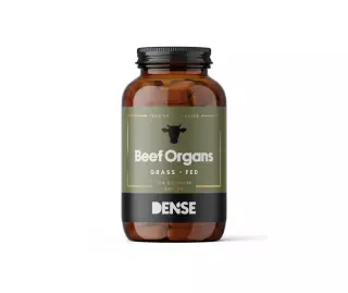 Dense Grass-Fed Beef Organs, 180 kaps.