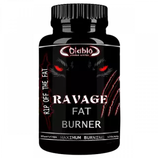 Diablo RAVAGE Fat Burner, 120 kaps.