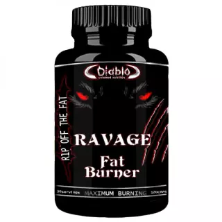 Diablo RAVAGE Fat Burner, 120 kaps.