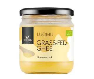 Foodin Grass-fed Ghee (kirkastettu voi), 300 g