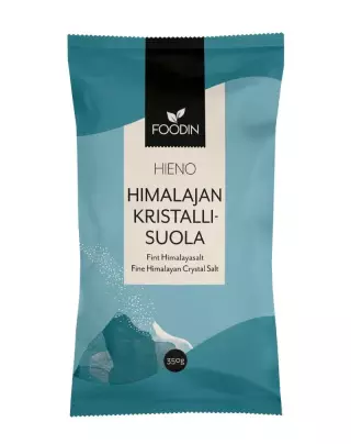 FOODIN Himalajan hieno kristallisuola, 350 g