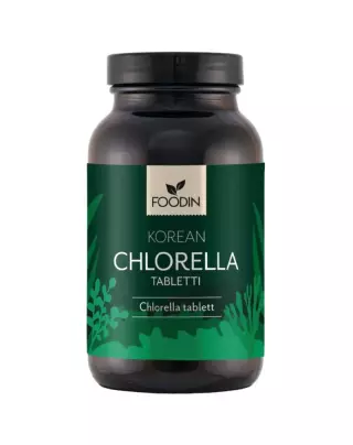 Foodin Korean Chlorella tabletti, 110 g (09/26)