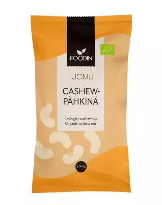 FOODIN Luomu Cashewpähkinät