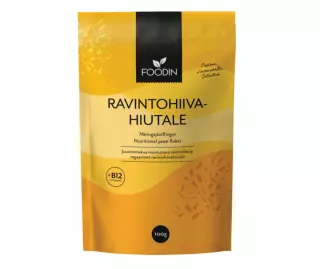 Foodin Ravintohiivahiutale + B12, 100 g