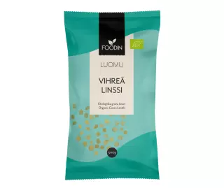 Foodin Vihreä linssi, 500 g