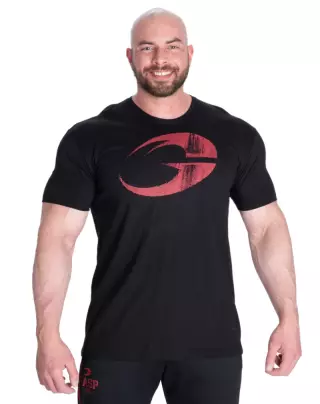 GASP Cadet Tee, Black/Red