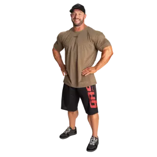 GASP PRO MESH SHORTS, Black/Red