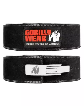 Gorilla Wear 4 Inch Leather Lever Belt