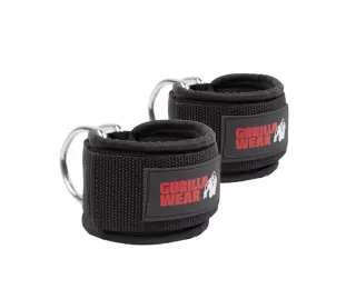 Gorilla Wear Ankle Straps, Black