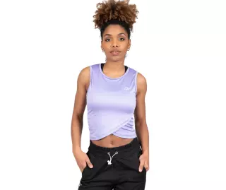 Gorilla Wear Estelle Twisted Crop Top, Lilac