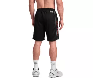 Gorilla Wear Functional Mesh Shorts, Black/Red