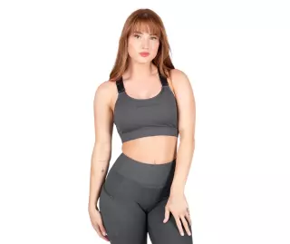 Gorilla Wear Monroe Sports Bra, Gray