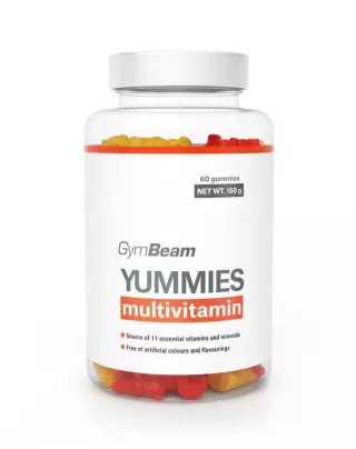 GymBeam Multivitamin Yummies, 60 kpl. (01/27)