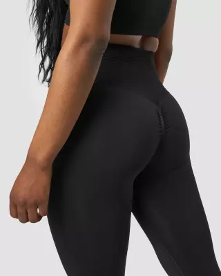 ICIW Define Seamless Scrunch Tights, Black