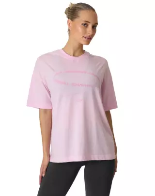 ICIW Essence Oversized T-shirt Print, Bubblegum Pink