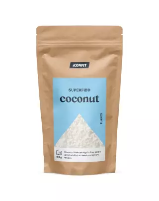 ICONFIT Coconut Flakes, 100 g (06/26)