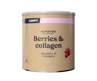 ICONFIT Superfood Berries & Collagen, Raspberry & Cranberry, 250 g