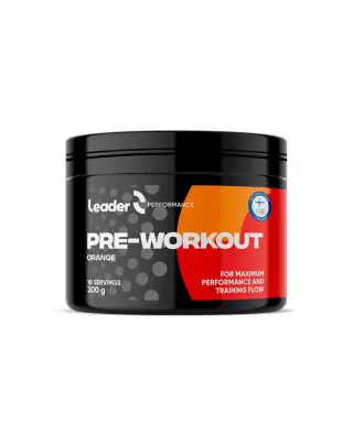 Leader Performance Pre-Workout, 300 g, Orange