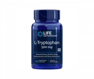 LifeExtension L-Tryptophan 500 mg, 90 kaps.
