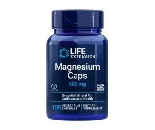 LifeExtension Magnesium Caps 500 mg, 100 kaps.