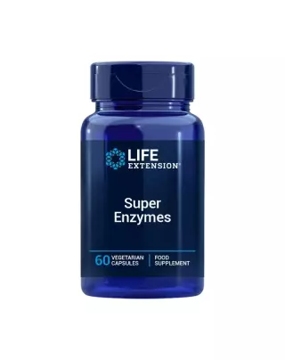 LifeExtension Super Enzymes, 60 kaps.