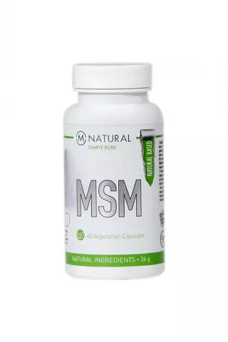 M-Natural MSM 750 mg 60 kaps. (28.11.26)